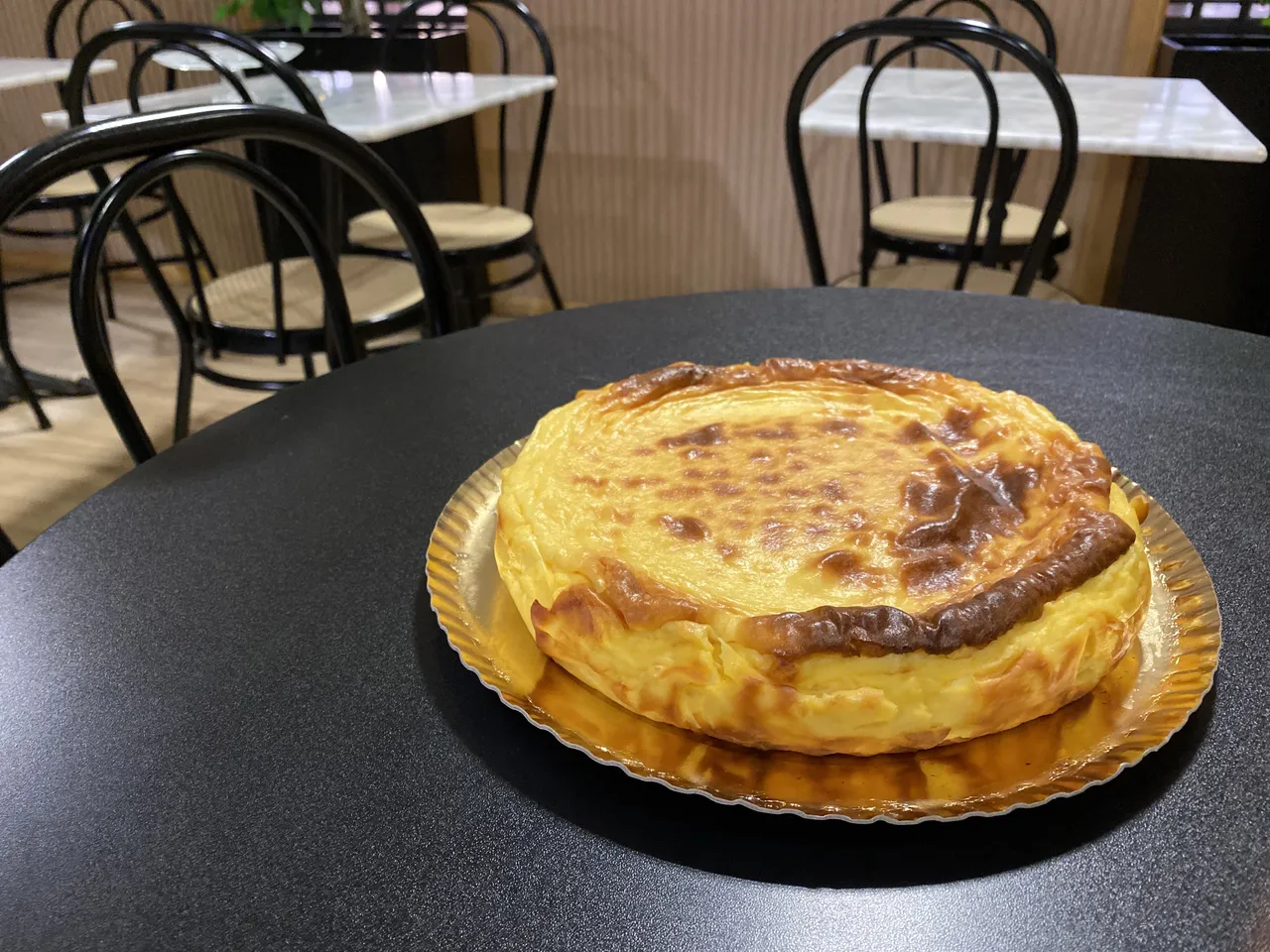 Tarta de queixo artesanal